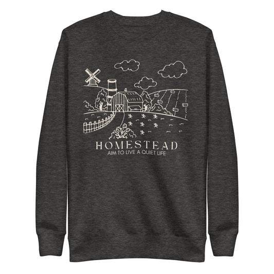 Homestead- Aim to live a simple life Unisex Premium Sweatshirt